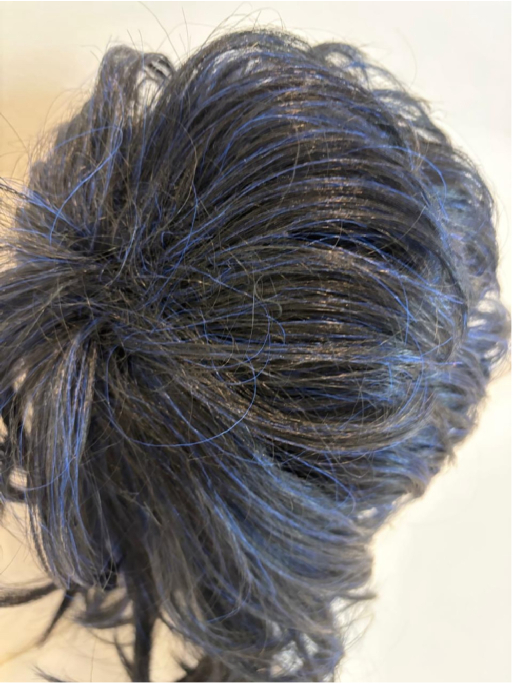 Women's Unbranded Short Black and Blue Wig, One Size #C178 - Picture 6 of 6